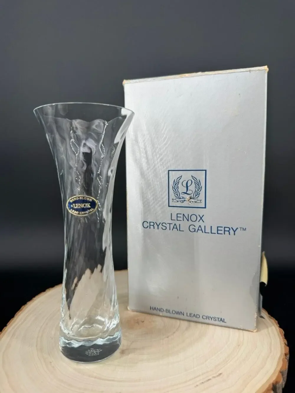 Lenox Crystal Gallery Bouquet Contour Lead Crystal 7